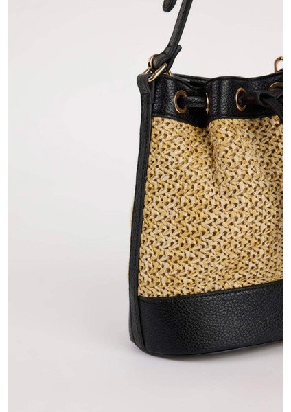 Kadın Hasır Omuz Çantası E1401AXNS