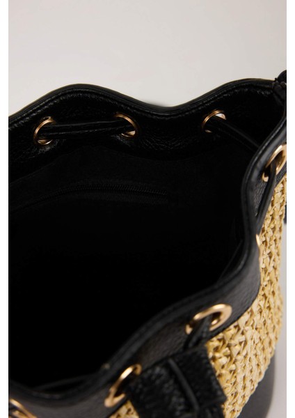 Kadın Hasır Omuz Çantası E1401AXNS