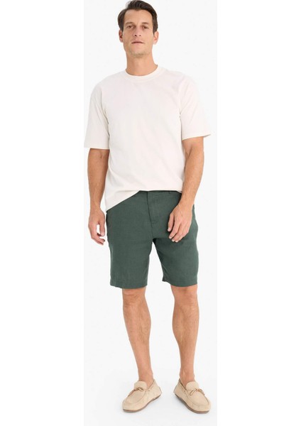 %100 Pamuk Boxy Fit Bisiklet Yaka Basic Düz Kısa Kollu Tişört D7481AX25SP