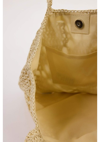 Kadın Hasır Omuz Çantası E1411AXNS