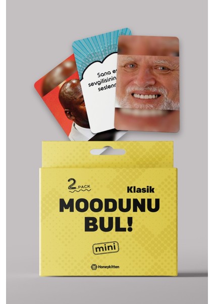 Moodunu Bul Mini Klasik Kart Oyunu 2. Paket 45 Adet Kart fırsatları
