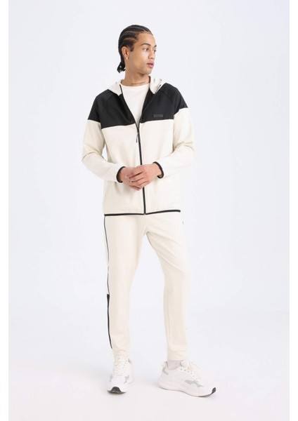 Sporcu Standart Fit Jogger Eşofman Altı İçi Yumuşak Tüylü Skuba Dalgıç Kumaş B4537AX25SP