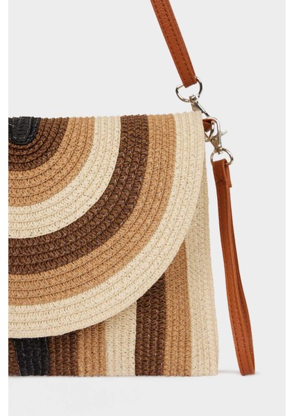 Kadın Hasır Omuz Çantası E1472AXNS