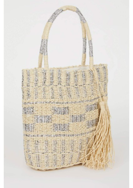 Kadın Hasır Omuz Çantası E1512AXNS