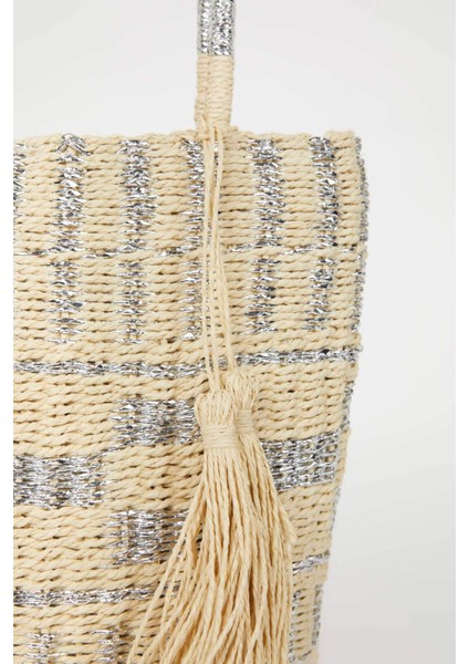 Kadın Hasır Omuz Çantası E1512AXNS