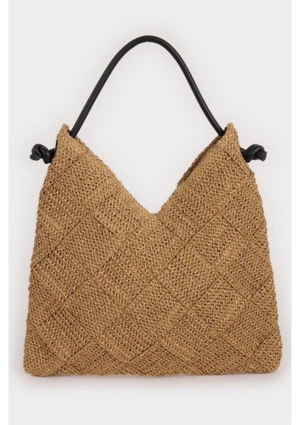 Kadın Hasır Omuz Çantası E1471AXNS