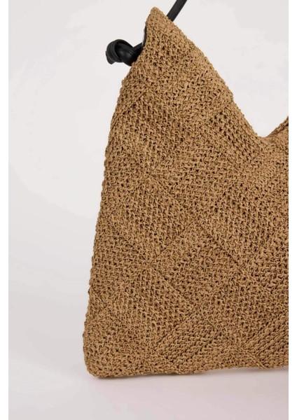 Kadın Hasır Omuz Çantası E1471AXNS