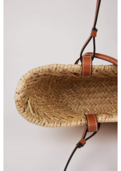 Kadın Hasır Omuz Çantası E1419AXNS