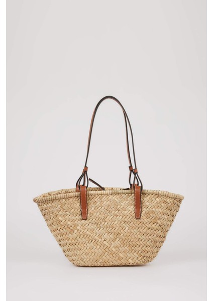 Kadın Hasır Omuz Çantası E1419AXNS