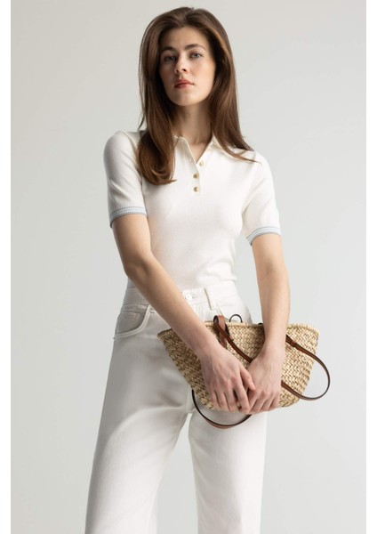 Kadın Hasır Omuz Çantası E1419AXNS