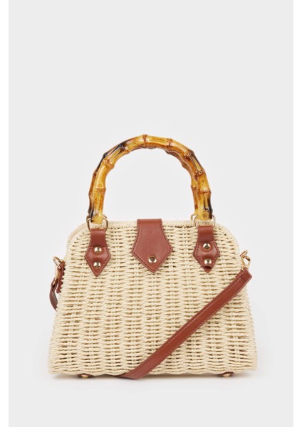 Kadın Hasır Omuz Çantası E1509AXNS