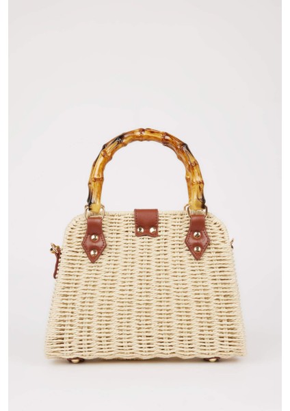 Kadın Hasır Omuz Çantası E1509AXNS