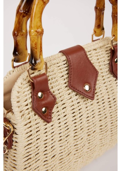 Kadın Hasır Omuz Çantası E1509AXNS