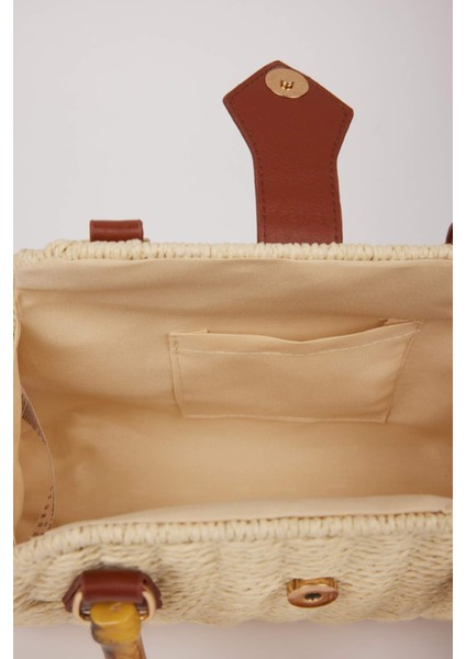 Kadın Hasır Omuz Çantası E1509AXNS