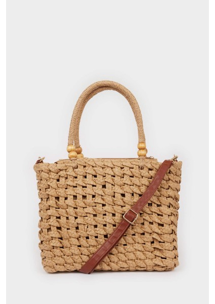 Kadın Hasır Omuz Çantası E1516AXNS