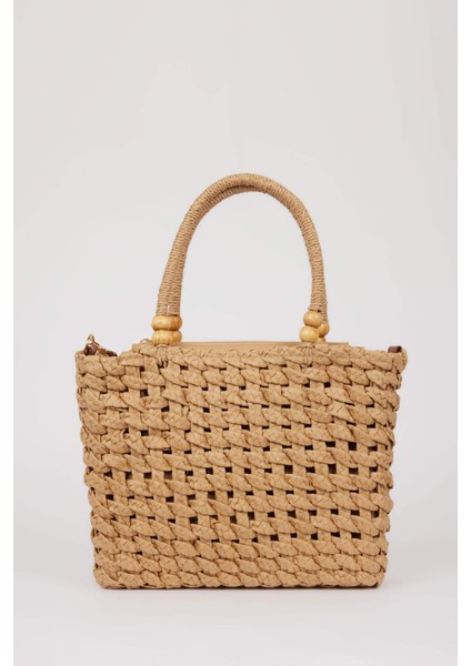 Kadın Hasır Omuz Çantası E1516AXNS