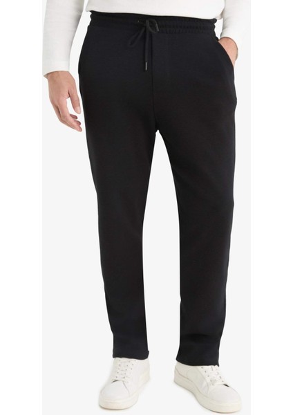 Regular Fit Cepli Düz Paça Dokulu Eşofman Altı D7603AX25SP