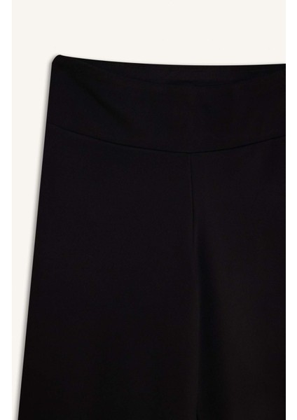 Fit Geniş Bol Paça Skuba Dalgıç Kumaş Basic Düz Pantolon A0566AX25SP