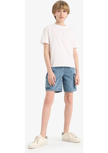 Erkek Çocuk Jean Şort D8566A825SM