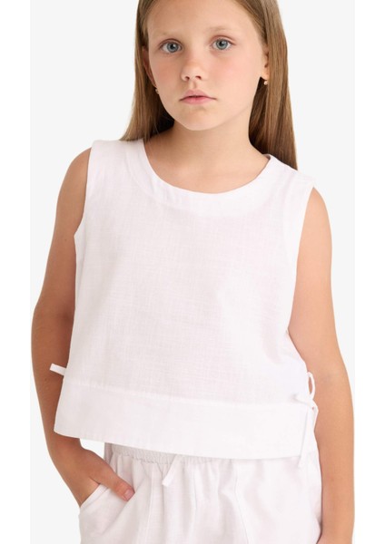 Kız Çocuk Kolsuz Bluz D7785A825SM