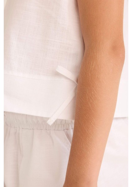 Kız Çocuk Kolsuz Bluz D7785A825SM