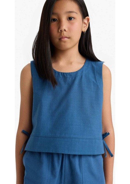Kız Çocuk Kolsuz Bluz D7785A825SM