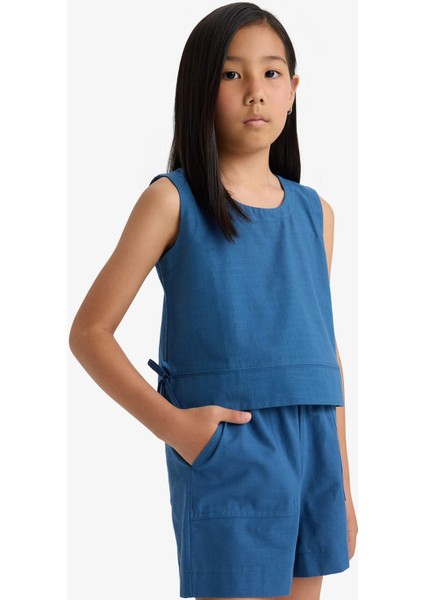 Kız Çocuk Kolsuz Bluz D7785A825SM