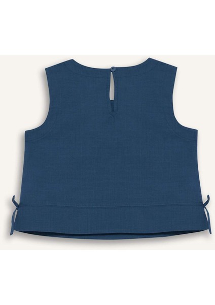 Kız Çocuk Kolsuz Bluz D7785A825SM