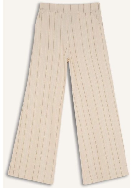 Kız Çocuk Wide Leg Geniş Paça Pamuklu Pantolon D9132A825SP