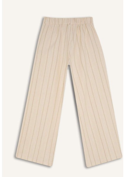 Kız Çocuk Wide Leg Geniş Paça Pamuklu Pantolon D9132A825SP
