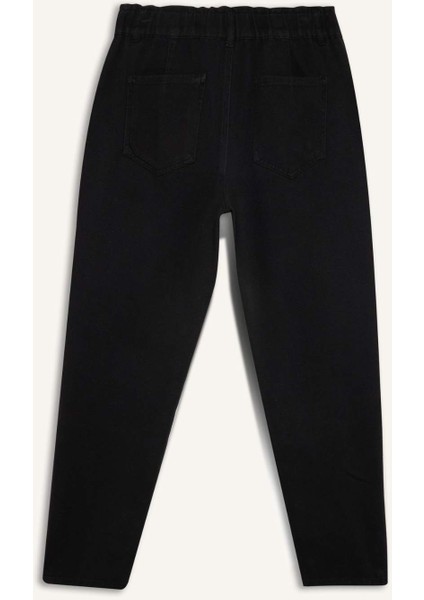 Paperbag Gabardin Kumaş Pantolon Cepli Standart Paça Gabardin Pantolon S2790AZ25SP