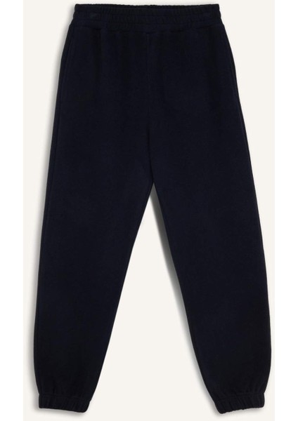 Coool Basic Düz Jogger Eşofman Altı Beli Paçası Lastikli E1478AX24WN