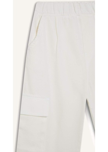 Erkek Çocuk Wide Leg Standart Paça Gabardin Pantolon E1586A825SM