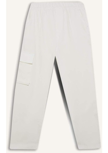 Erkek Çocuk Wide Leg Standart Paça Gabardin Pantolon E1586A825SM