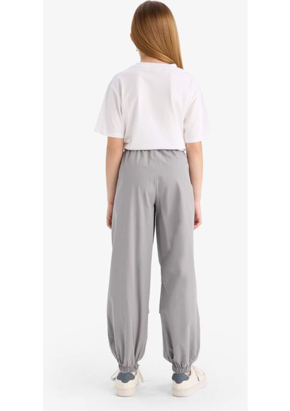 Kız Çocuk Paraşüt Jogger Paça Pantolon E0160A825SM