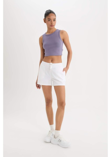 Fit Standart Fit Bisiklet Yaka Modal Sporcu Atlet D7122AX25SP