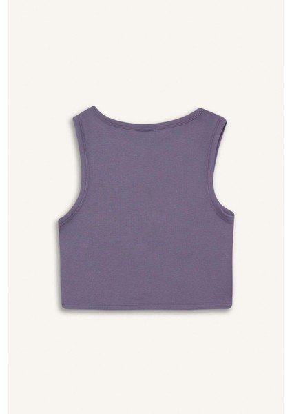 Fit Standart Fit Bisiklet Yaka Modal Sporcu Atlet D7122AX25SP