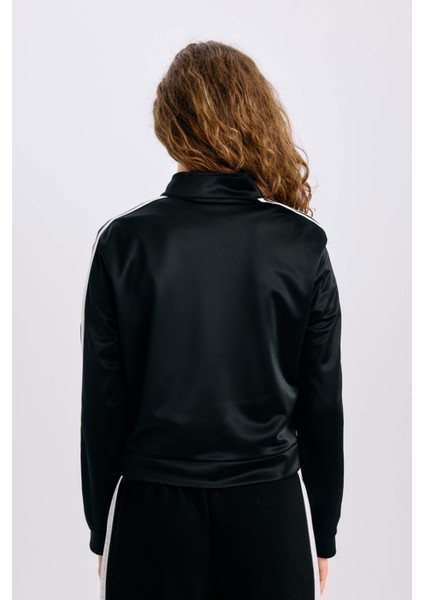 Oversize Geniş Kalıp Cepli Fermuarlı Spor Hırka E1803AX24WN