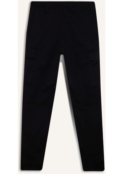 Regular Gabardin Jogger Pantolon Kargo Cepli Beli Paçası Lastikli C9163AX25SP