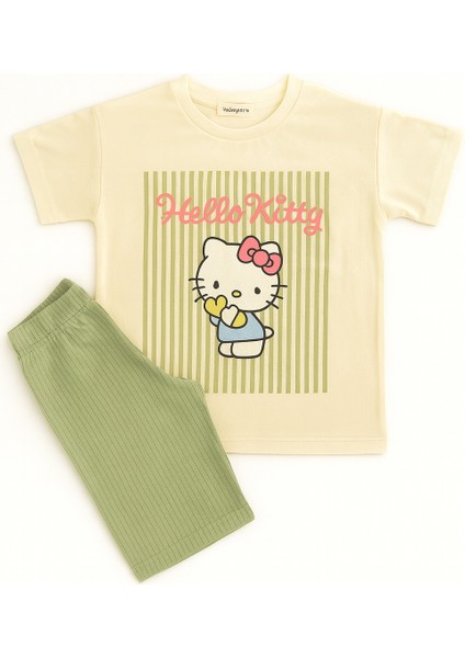 Rahat Giyim Şort Tişört Pijama Takımhello