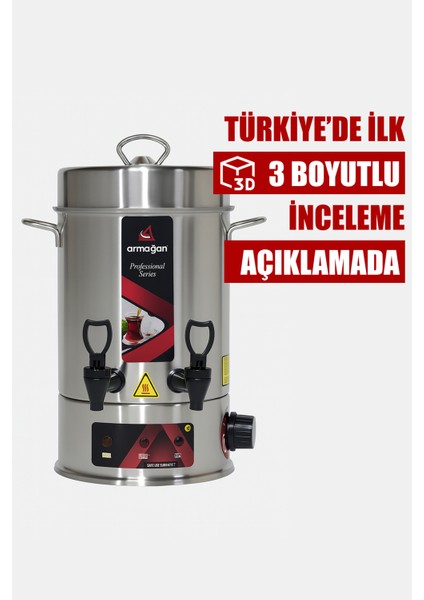 Büyük Boy Çay Makinesi & Çay Otomatı 16 Litre 2000 W