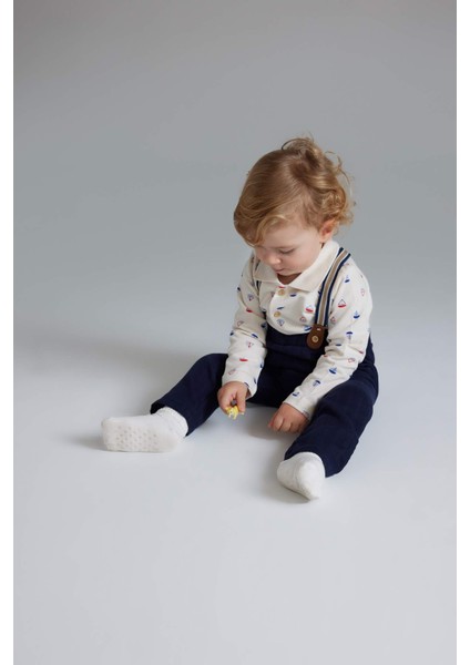 Erkek Bebek 2'li Takım Pantolon Askısı Pantolon D9087A525SP
