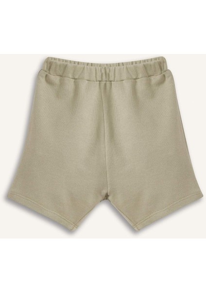 Erkek Bebek 2'li Takım Kısa Kollu Baskılı Tişört Beli Lastikli Şort E1145A525SM