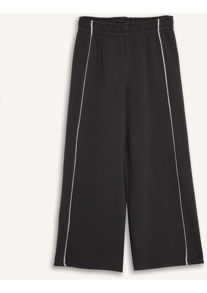 Kız Çocuk Wide Leg Beli Lastikli Geniş Bol Paça Eşofman Altı D9250A825SP