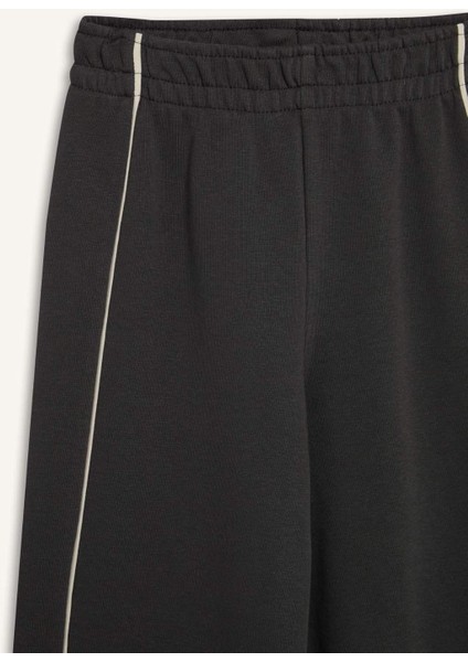 Kız Çocuk Wide Leg Beli Lastikli Geniş Bol Paça Eşofman Altı D9250A825SP