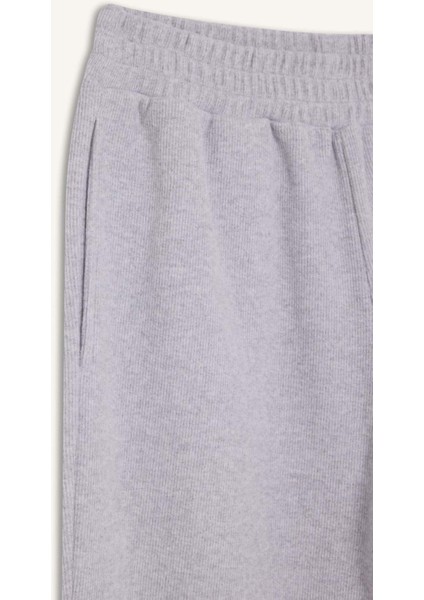 Coool Basic Düz Jogger Eşofman Altı Beli Paçası Lastikli E1478AX24WN