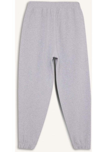 Coool Basic Düz Jogger Eşofman Altı Beli Paçası Lastikli E1478AX24WN