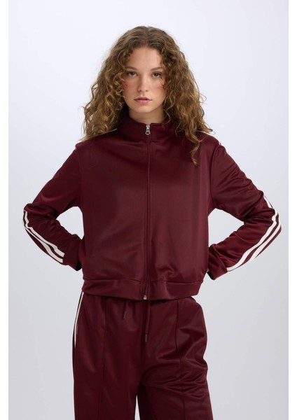 Oversize Geniş Kalıp Cepli Fermuarlı Spor Hırka E1803AX24WN