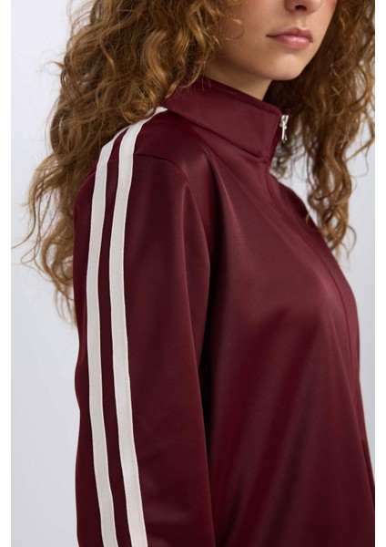 Oversize Geniş Kalıp Cepli Fermuarlı Spor Hırka E1803AX24WN