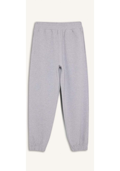 Coool Basic Düz Jogger Eşofman Altı Beli Paçası Lastikli E1478AX24WN